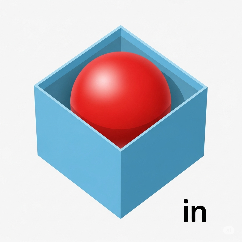 The ball is in the box.